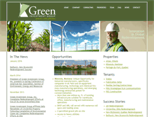 Tablet Screenshot of greeninvgroup.com